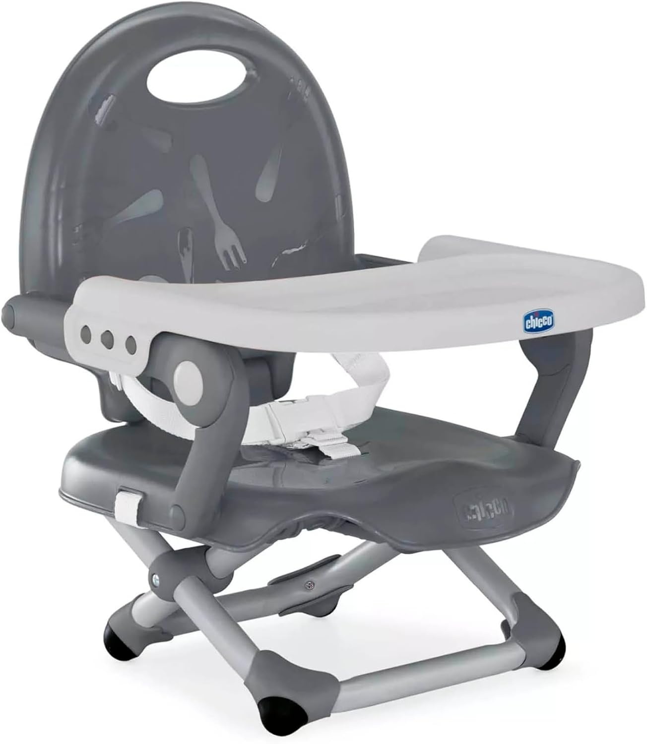 Chicco Pocket Snack Verhoogde Kinderstoel - Dark Grey