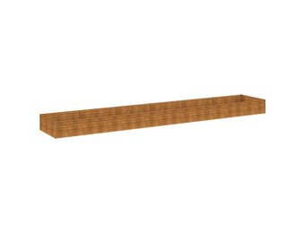 vidaXL Plantenbak verhoogd 579x100x36 cm cortenstaal