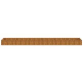 vidaXL Plantenbak verhoogd 579x100x36 cm cortenstaal