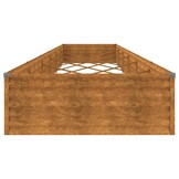 vidaXL Plantenbak verhoogd 579x100x36 cm cortenstaal