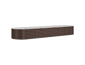 Stevige Plantenbak Staal 296x80x36 cm Bruin - 34% Korting
