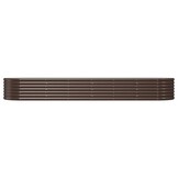 Stevige Plantenbak Staal 296x80x36 cm Bruin - 34% Korting