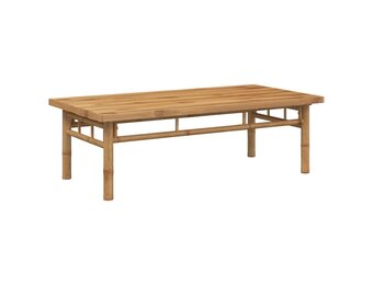 vidaXL Salontafel 110x55x35 cm bamboe