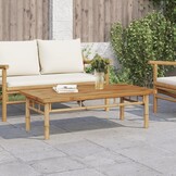 vidaXL Salontafel 110x55x35 cm bamboe