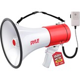Pyle Megaphone 50 Watt - Draagbare Speaker met Microfoon, Sirene en LED - Zwart