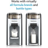 Formula Pro Advanced Automatic Bottle Maker, Black and White, Baby Brezza with Extra Funnel Set
