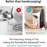 Formula Pro Advanced Automatic Bottle Maker, Black and White, Baby Brezza with Extra Funnel Set