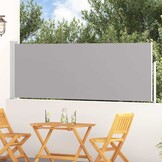 Uittrekbaar Tuinscherm 100x300 cm Grijs - 57% Korting