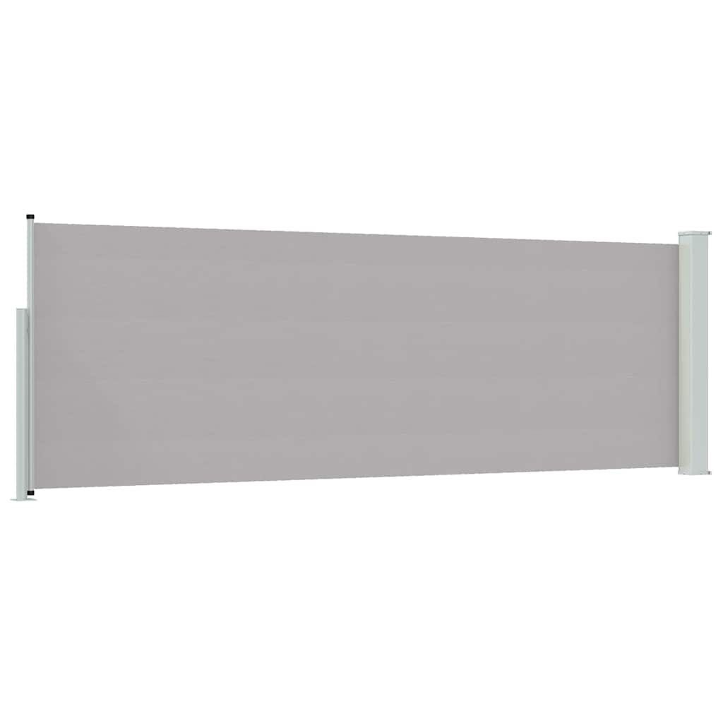 Uittrekbaar Tuinscherm 100x300 cm Grijs - 57% Korting