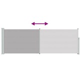Uittrekbaar Tuinscherm 100x300 cm Grijs - 57% Korting