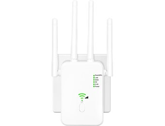 Aenxwa 1200Mbps WiFi Repeater - Dualband WLAN Versterker - Wit