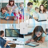 Aenxwa 1200Mbps WiFi Repeater - Dualband WLAN Versterker - Wit