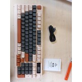 LexonElec M96 Draadloos Gaming Toetsenbord - 94 Toetsen - Semi-mechanisch - Koffiebruin