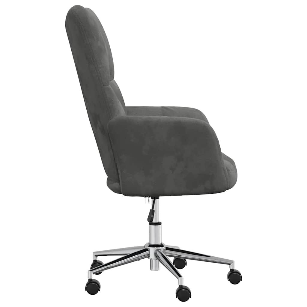 vidaXL Relaxstoel Fluweel Donkergrijs | 41% Korting