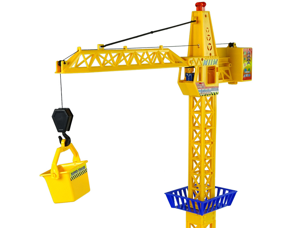 Hijskraan speelgoed - bestuurbare kraan - 60 cm