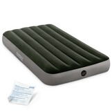 INTEX Luchtbed - 1 persoons - 191x99x25cm - groen, grijs