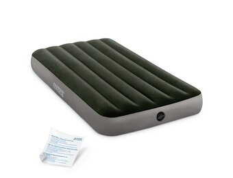 INTEX Luchtbed - 1 persoons - 191x99x25cm - groen, grijs