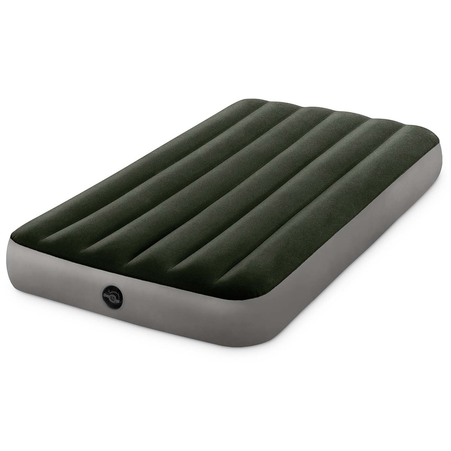 INTEX Luchtbed - 1 persoons - 191x99x25cm - groen, grijs