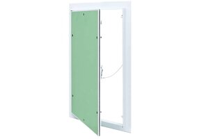 vidaXL Inspectieluik Wit 30x45cm Aluminium & Platenbord - 40% Korting