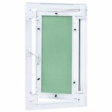 vidaXL Inspectieluik Wit 30 x 45 cm Aluminium en Platenbord