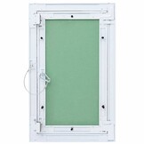 vidaXL Inspectieluik Wit 30 x 45 cm Aluminium en Platenbord