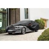Kayme Autohoes voor Sedan 530 cm, 7-laags waterdichte autogarage, Zwart