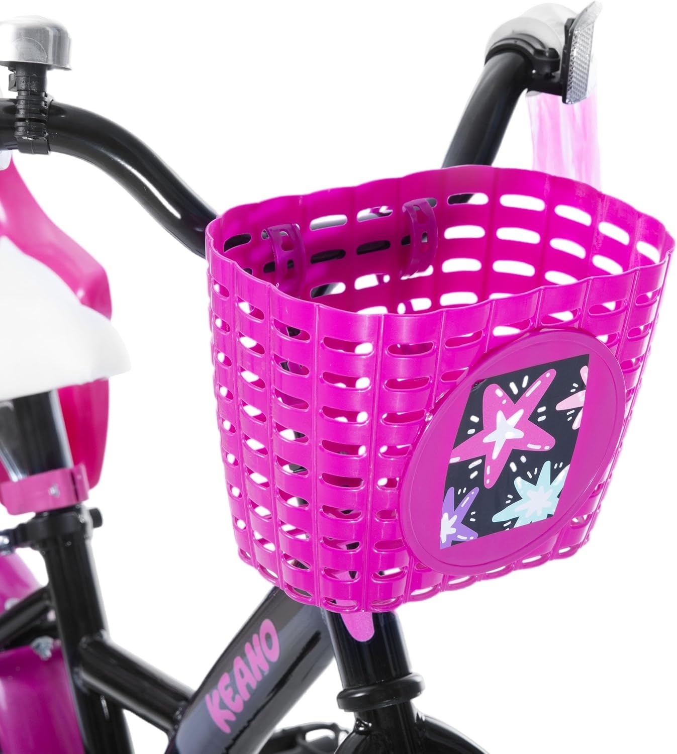 JOYSTAR Zinnia Kinderfiets Meisjes 16 Inch Zwart met Zijwieltjes