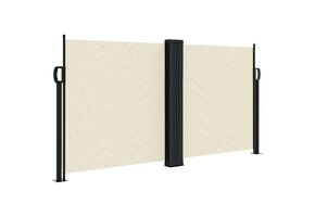 Uittrekbaar Windscherm 120x1200 cm Crème - 57% Korting!