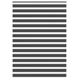 vidaXL Zebra rolgordijn 165x200 cm stofbreedte 160,9 cm zwart