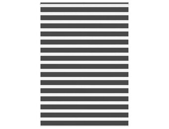 vidaXL Zebra rolgordijn 165x200 cm stofbreedte 160,9 cm zwart