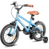 STITCH Totem Kinderfiets 14 inch - Blauw - Inclusief zijwieltjes