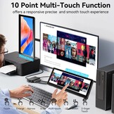 Prechen 10,3 inch Portable Touchscreen Monitor - Stretched Bar Display 1920 x 720 - Zwart