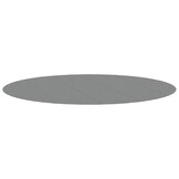 vidaXL Zwembadgrondzeil Ø550 cm polyester geotextiel lichtgrijs