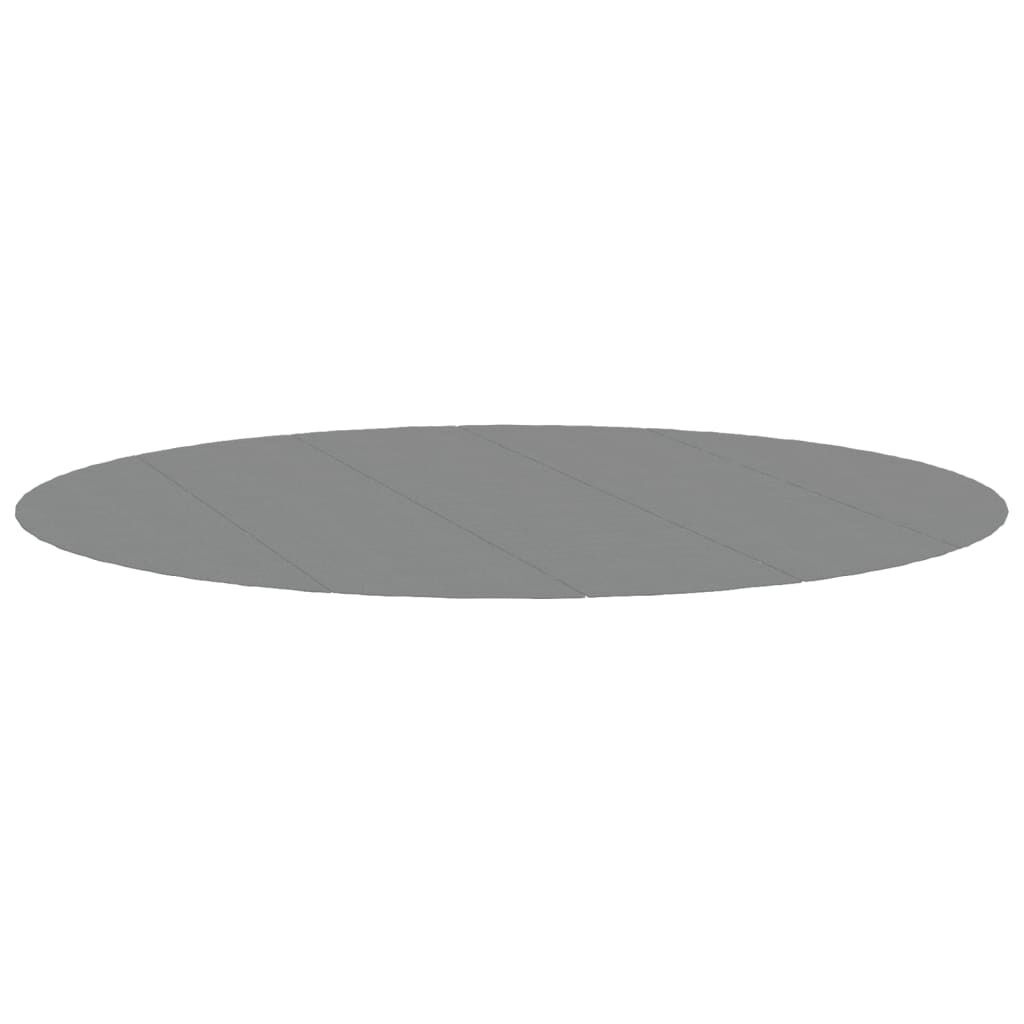 vidaXL Zwembadgrondzeil Ø550 cm polyester geotextiel lichtgrijs