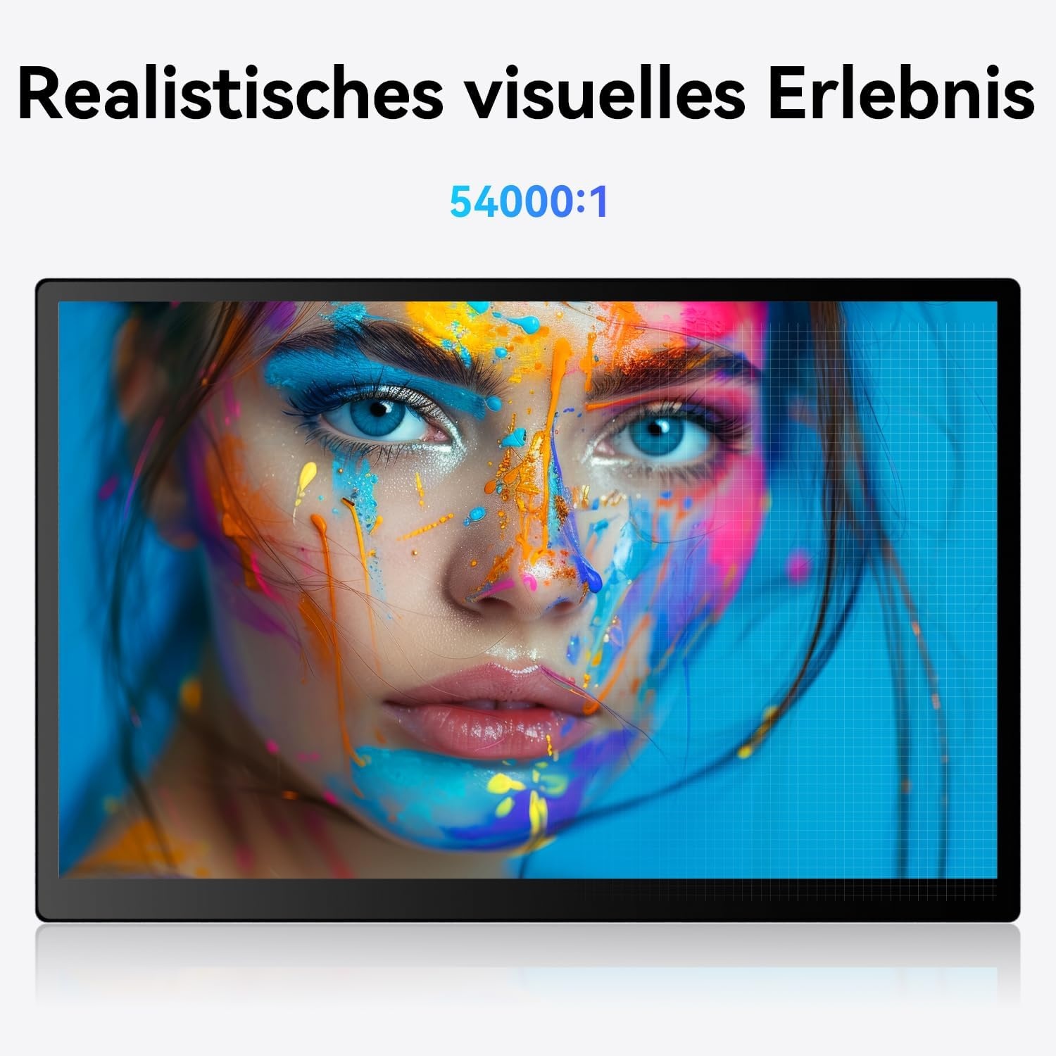 10,5 inch OLED Touchscreen draagbare monitor, 2,5K 2560x1600, 100% NTSC, 54000:1 contrast, mini second touch display met beschermhoes en luidspreker, USBC, HDMI, klein scherm voor laptop, mini-pc