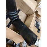 Deurmat Absorberend – 150 x 90 cm – Grijs geribbeld