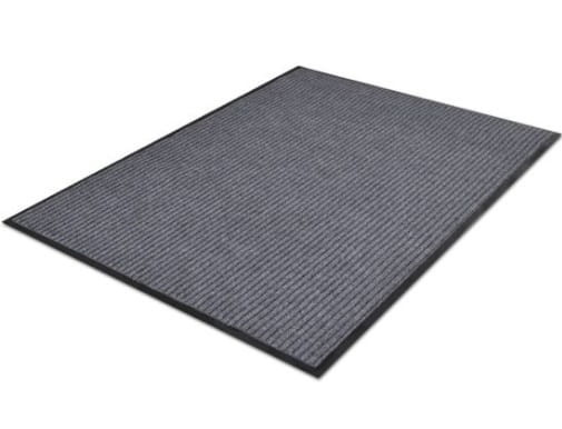 Deurmat Absorberend – 150 x 90 cm – Grijs geribbeld