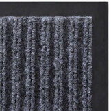 Deurmat Absorberend – 150 x 90 cm – Grijs geribbeld