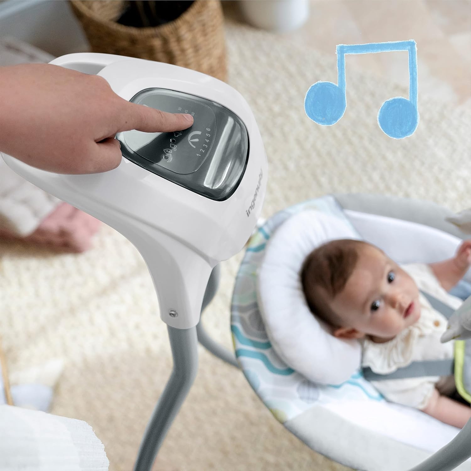 Babyschommel 180° Draaibaar met 3 Richtingen - 73% Korting