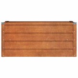 vidaXL Plantenbak verhoogd 100x40x45 cm cortenstaal roestig