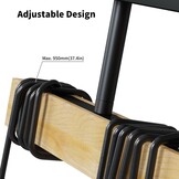 Industriële Hanglamp Zwart Metaal Hout - 59% Korting!
