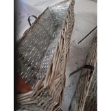 vidaXL Balkonbakken 2 st 60 cm wicker met PE-voering