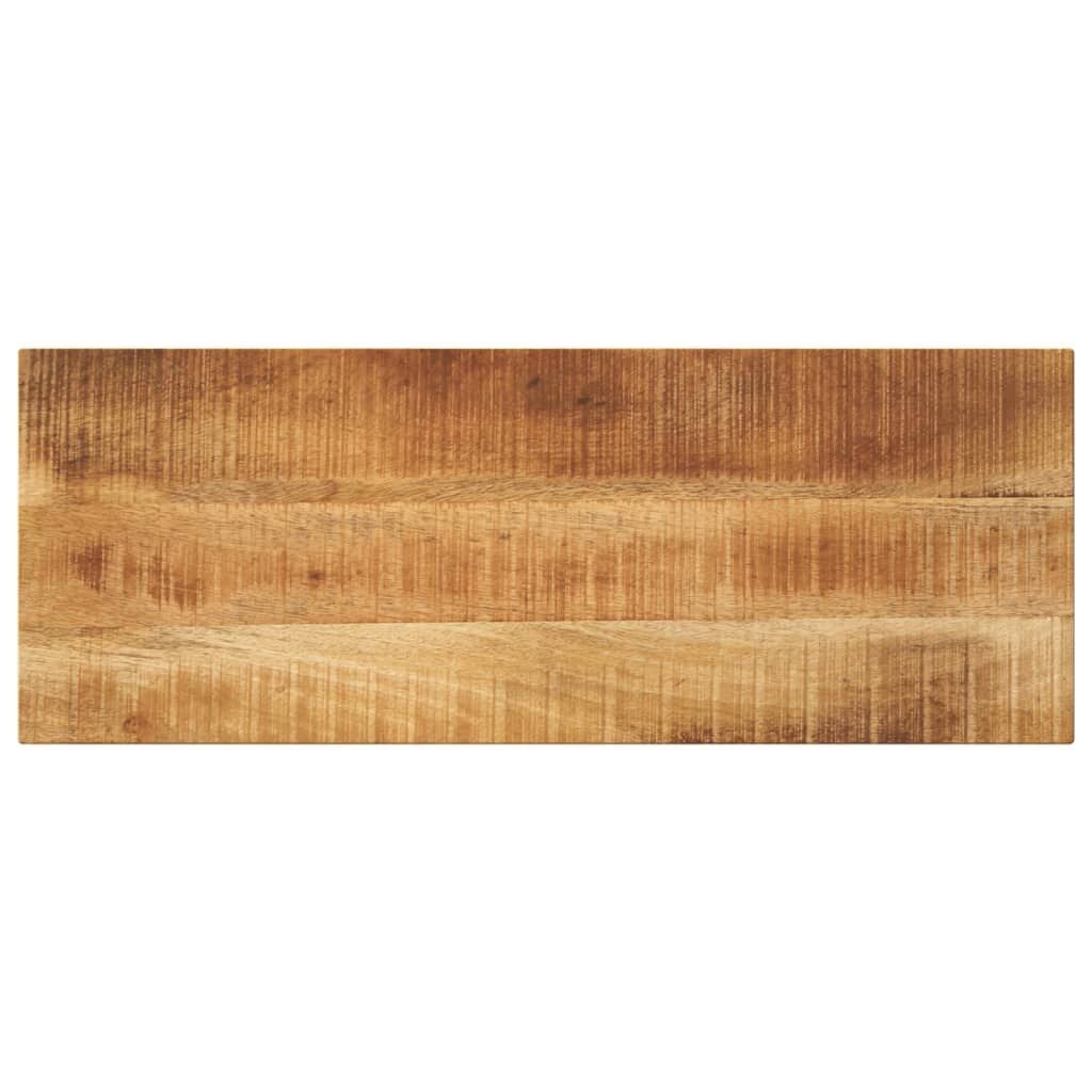 vidaXL Tafelblad rechthoekig 80x40x2,5 cm massief ruw mangohout