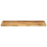 vidaXL Tafelblad rechthoekig 80x40x2,5 cm massief ruw mangohout