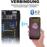 live mixing panel. professional, 8 channels, stereo sound, mixing console, Bluetooth, USB, recording, computer playback, phantom power, digital audio mixer, amplifier
