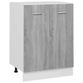 vidaXL Onderkast Lyon 60x46x81,5 cm grijs sonoma eikenkleurig