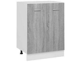 vidaXL Onderkast Lyon 60x46x81,5 cm grijs sonoma eikenkleurig