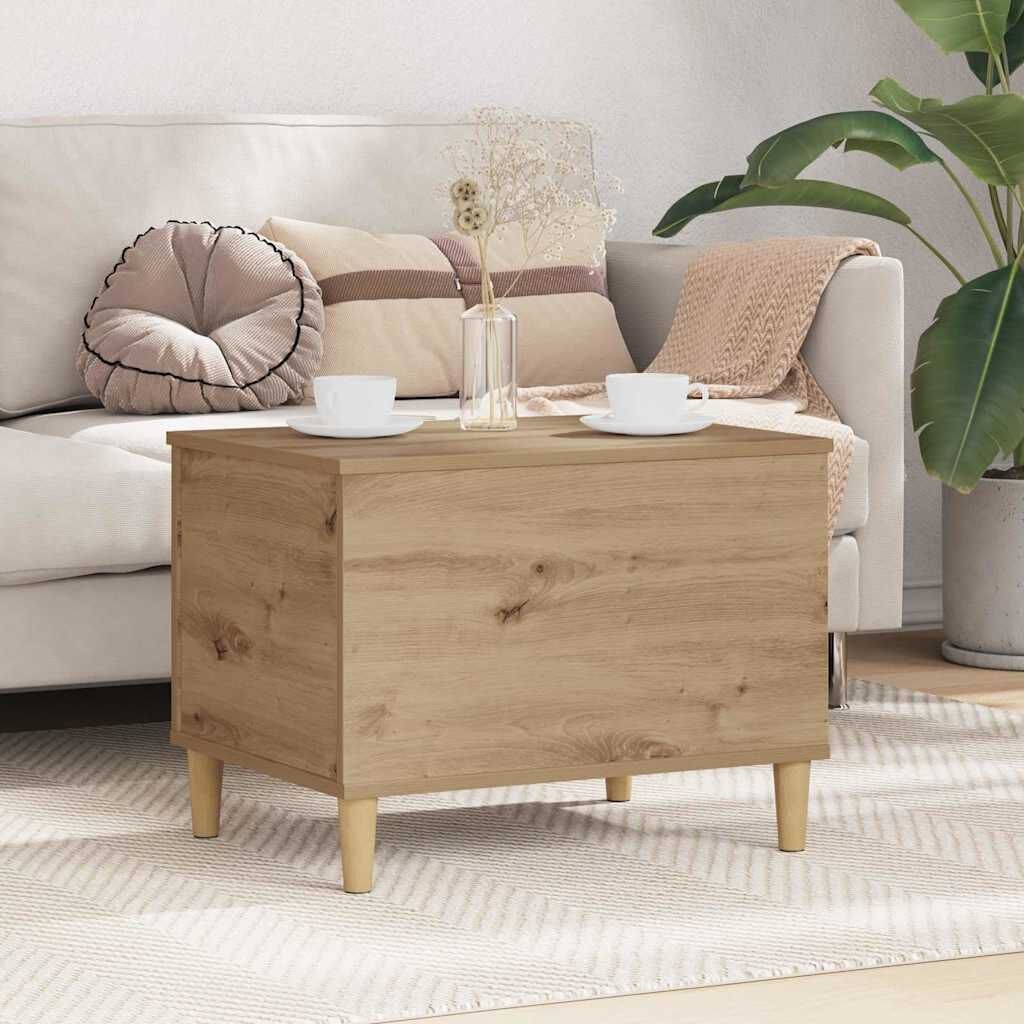 Nachtkastje Artisanaal Eikenkleurig - 73% Korting