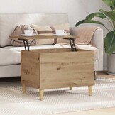 Nachtkastje Artisanaal Eikenkleurig - 73% Korting