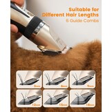 oneisall Hondentondeuse en Potentrimmer Set 3-in-1 - Goud